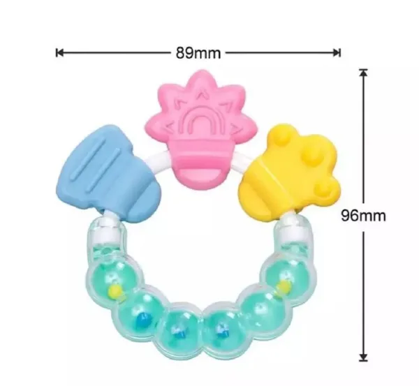 Pink_Silicone_Baby_Rattle_Teether_For_Sensory_Play_-_Pack_of_3