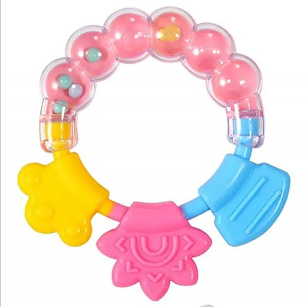 Pink_Silicone_Baby_Rattle_Teether_For_Sensory_Play_-_Pack_of_3