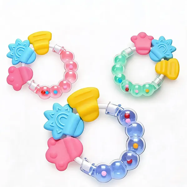 Pink_Silicone_Baby_Rattle_Teether_For_Sensory_Play_-_Pack_of_3