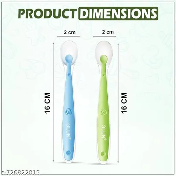 Pink_Orange_Silicone_Baby_Feeding_Spoon_Set_Of_2_-_Pack_of_3