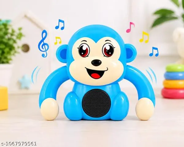 Blue_Plastic_LED_Light_Dancing_Monkey_Toy_For_Kids