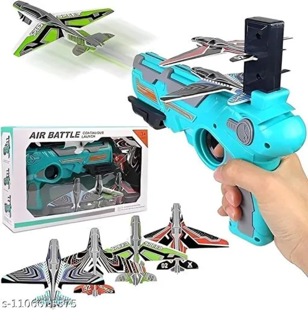 Red_Plastic_Foam_Airplane_Launcher_Toy_Gun_For_Kids