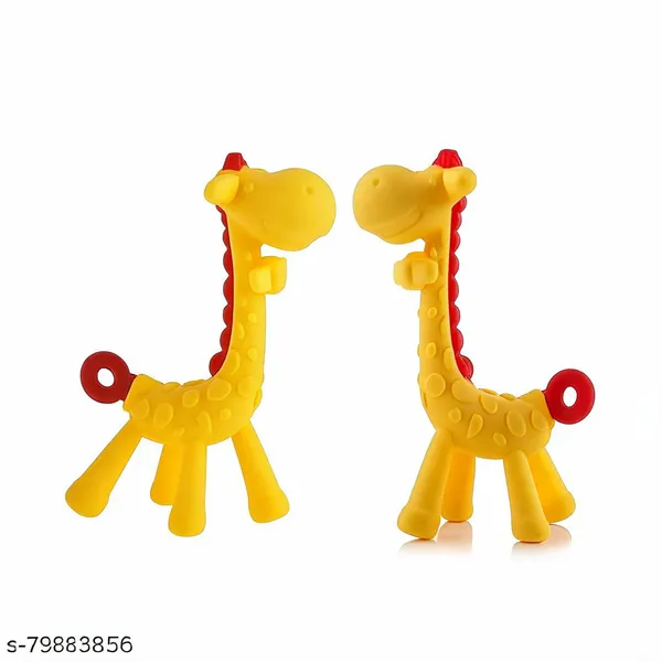 Yellow_Silicone_Giraffe_Baby_Teether_With_Storage_Box_-_Pack_of_2
