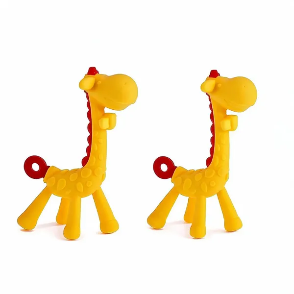 Yellow_Silicone_Giraffe_Baby_Teether_With_Storage_Box_-_Pack_of_2