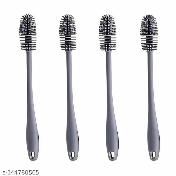 Gray_Silicone_Long_Handle_Bottle_Cleaning_Brush_-_Pack_of_4