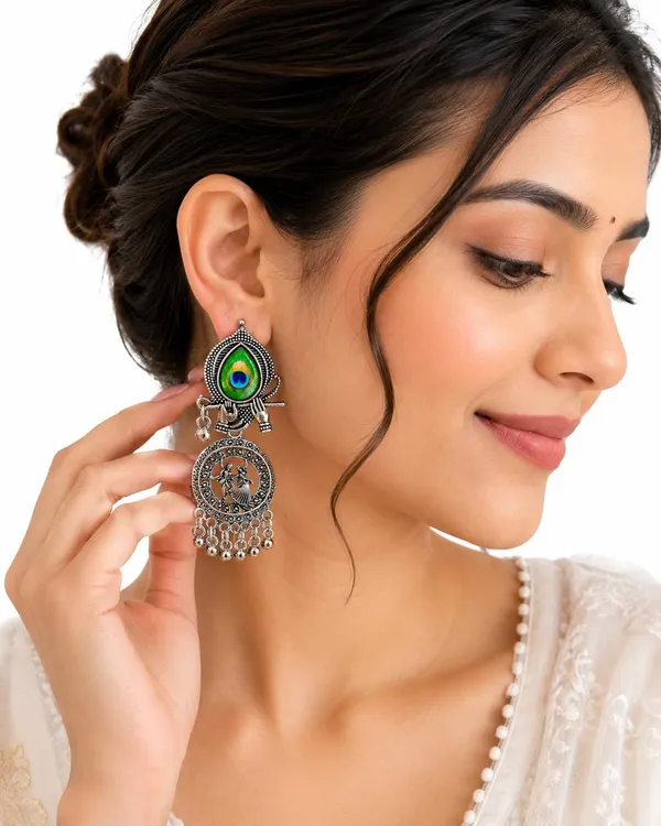 Oxidized_Silver_Earrings_For_Women
