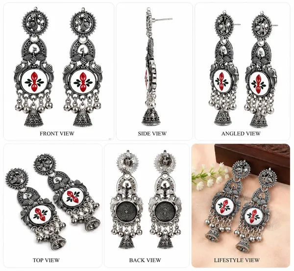 Oxidized_Silver_Earrings_For_Women