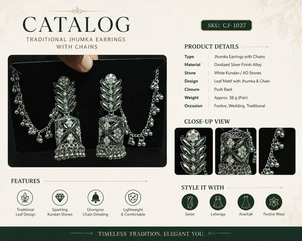 Oxidised_Leaf_Jhumka_Earrings