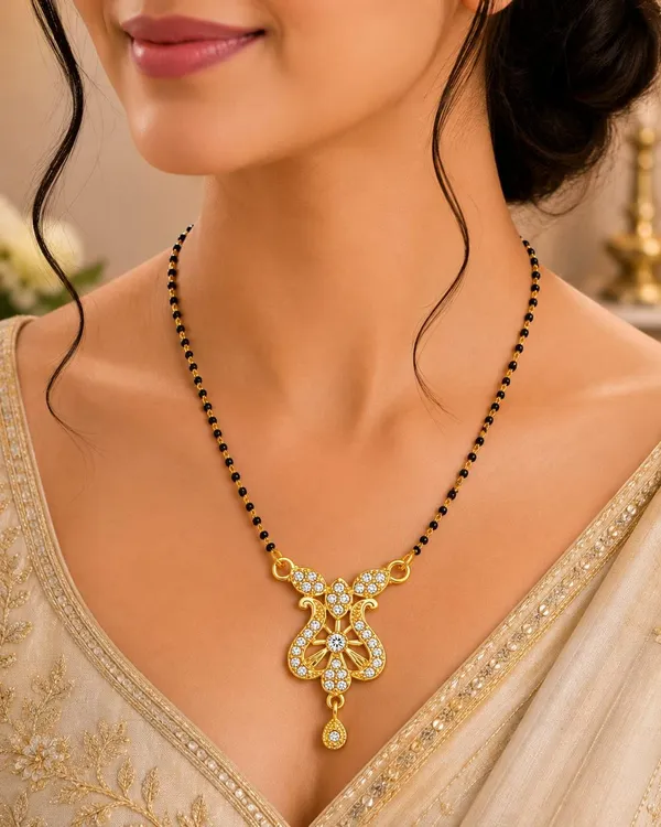 Mangalsutra_With_Floral_Pendant