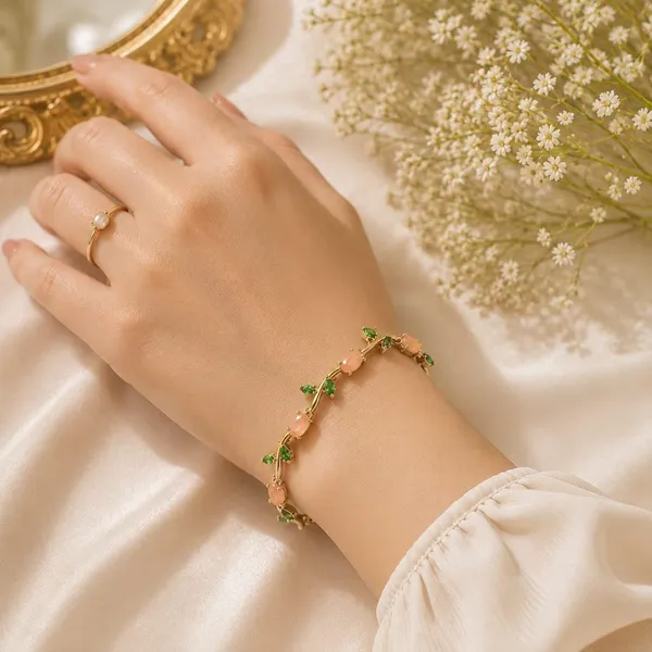 Stone_Leaf_Design_Bracelet