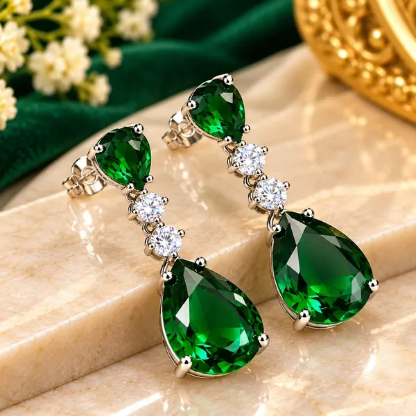 Crystal_Teardrop_Earrings_For_Women