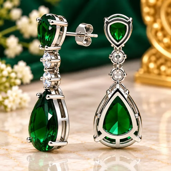 Crystal_Teardrop_Earrings_For_Women