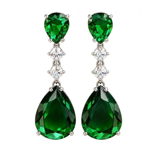 Crystal_Teardrop_Earrings_For_Women
