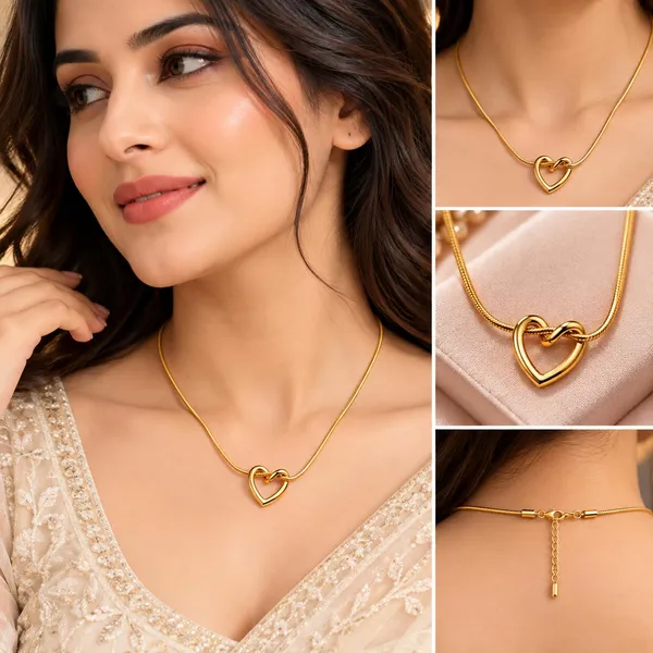 Heart_Pendant_Necklace_With_Snake_Chain