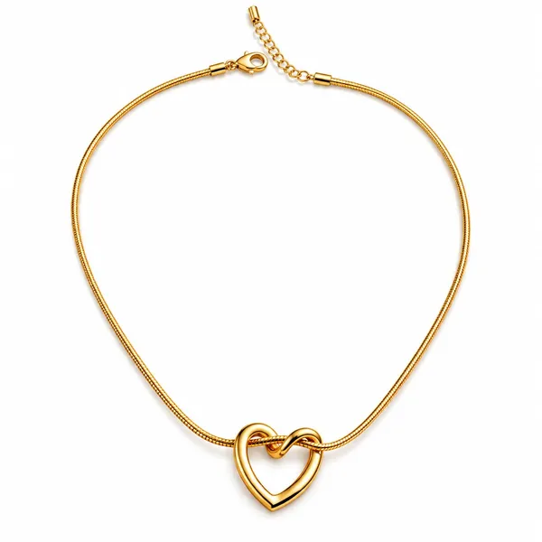 Heart_Pendant_Necklace_With_Snake_Chain