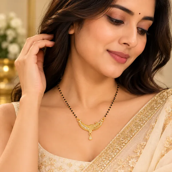 Peacock_Pendant_Beaded_Mangalsutra_Chain