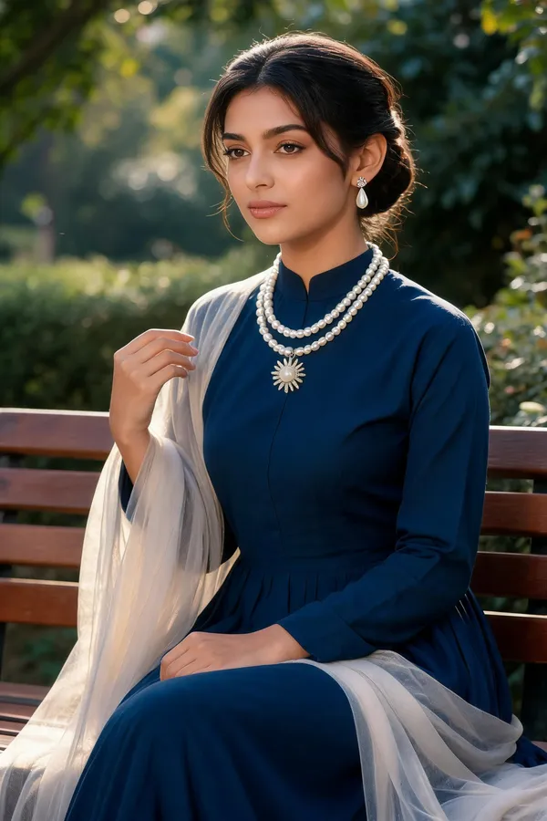 Faux_Pearl_Necklace_Set_With_Earrings