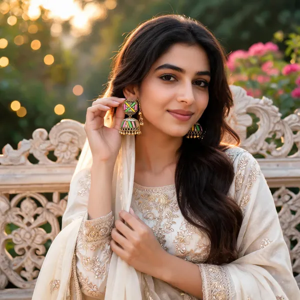 Meenakari_Jhumka_Earrings