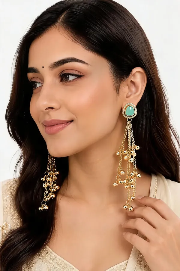 Teardrop_Stone_Tassel_Dangle_Earrings
