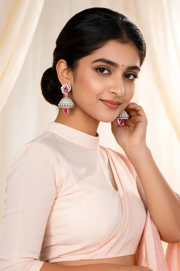 Silver_Plated_Stone_Jhumka_Earrings