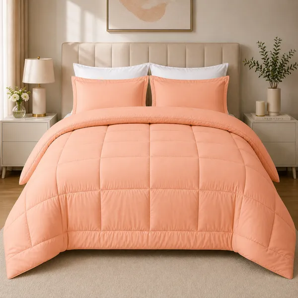 Reversible_Double_Bed_Comforter_150_Gsm_Peach_Blush_Default_Title