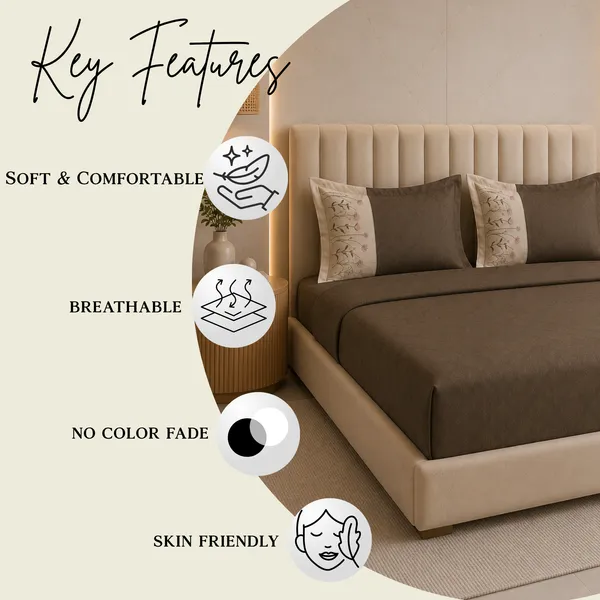 Italian_Embroidery_3pcs_King_Bedsheet_Set_1_Bedsheet_2_Pillow_Covers_Moka
