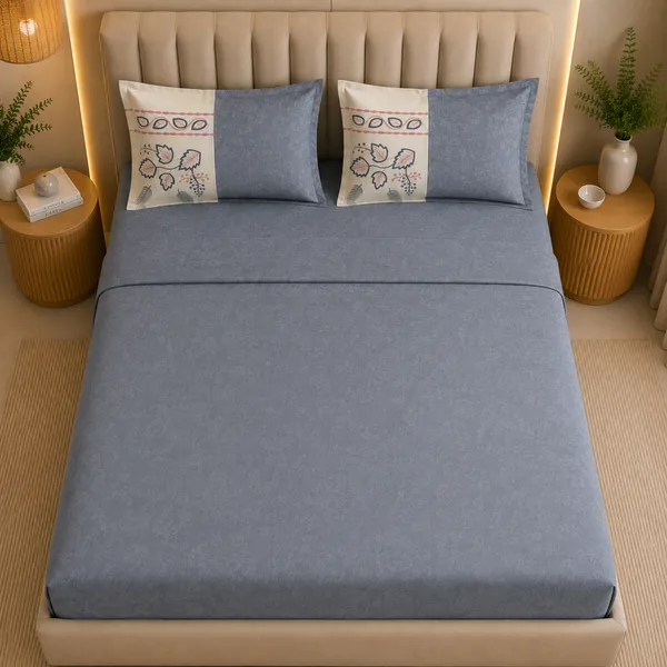 Italian_Embroidery_3pcs_King_Bedsheet_Set_1_Bedsheet_2_Pillow_Covers_Grigio