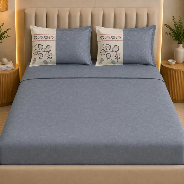 Italian_Embroidery_3pcs_King_Bedsheet_Set_1_Bedsheet_2_Pillow_Covers_Grigio