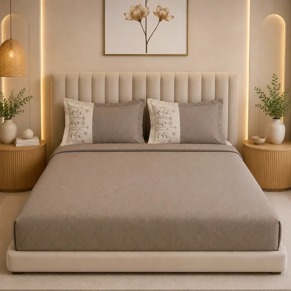 Italian_Embroidery_3pcs_King_Bedsheet_Set_1_Bedsheet_2_Pillow_Covers_Tortora
