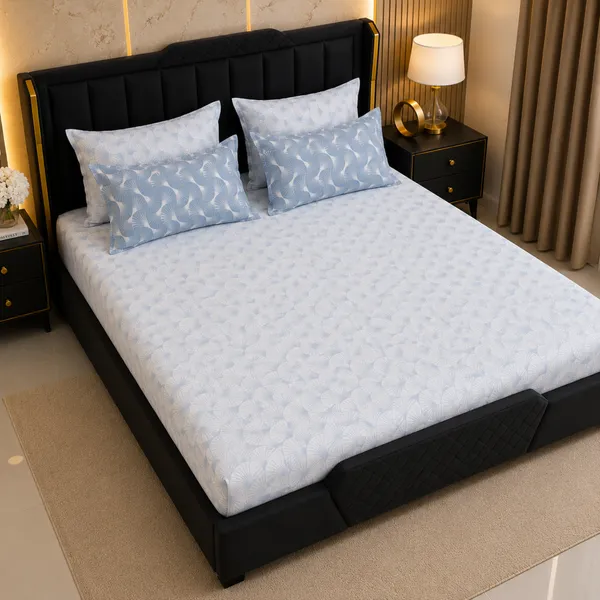 Cloud_Symphony_5_Pcs_Double_Bedsheet_Set_1_Bedsheet_4_Pillow_Covers