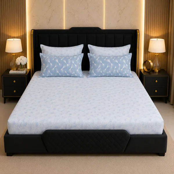 Cloud_Symphony_5_Pcs_Double_Bedsheet_Set_1_Bedsheet_4_Pillow_Covers