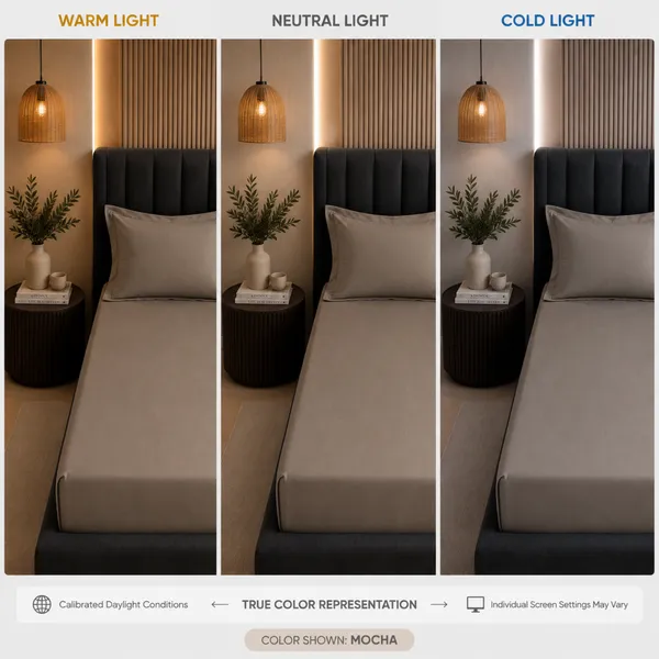 300tc_Solid_100_Pure_Cotton_King_Bedsheet_Set_1_Bedsheet_2_Pillow_Covers_Mocha