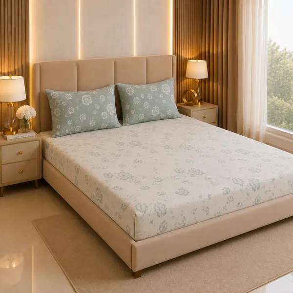 Willow_Mist_King_Size_Bedsheet_Set_1_Bedsheet_2_Pillow_Covers