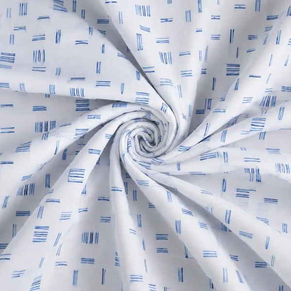 Indigo_Grid_King_Size_Bedsheet_Set_1_Bedsheet_2_Pillow_Covers