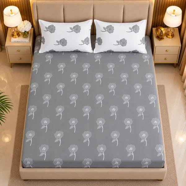 Ash_Bloom_King_Size_Bedsheet_Set_1_Bedsheet_2_Pillow_Covers