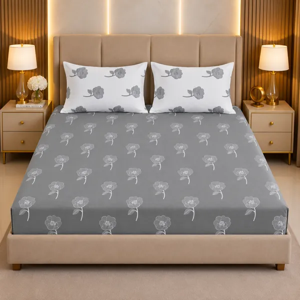 Ash_Bloom_King_Size_Bedsheet_Set_1_Bedsheet_2_Pillow_Covers