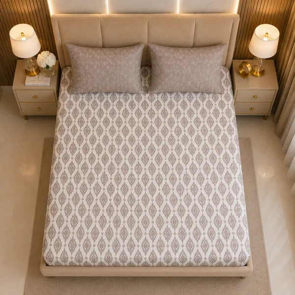 Microfiber_Modern_Solid_White_King_Bed_Sheet_Set