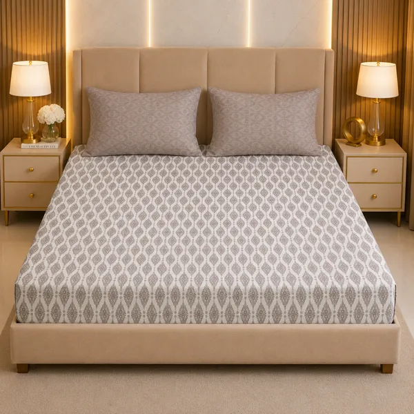 Microfiber_Modern_Solid_White_King_Bed_Sheet_Set
