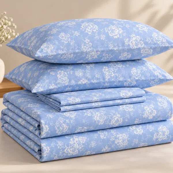 Blue_Gardenia_Double_Bedsheet_Set_1_Bedsheet_2_Pillow_Covers