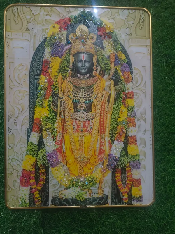 Ram_Lala_crystal_photo_frame_wall_hanging