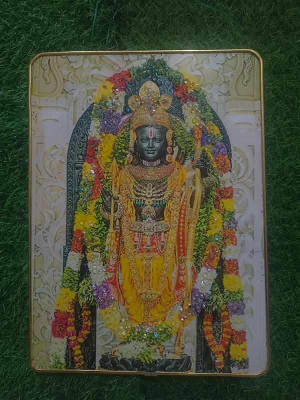 Ram_Lala_crystal_photo_frame_wall_hanging