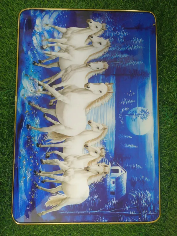 7horse_blue_crystal_photo_frame_wall_hanging