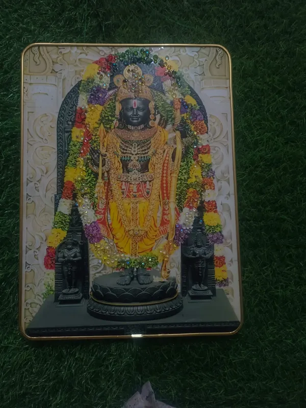 Ram_Lala_crystal_photo_frame_wall_hanging