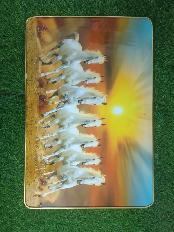 7horse_orange_crystal_photo_frame_wall_hanging
