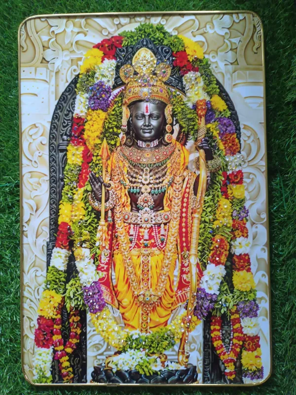 Ram_Lala_crystal_photo_frame_wall_hanging