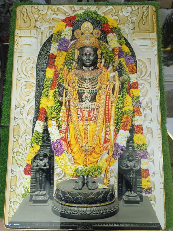 Ram_Lala_crystal_photo_frame_wall_hanging