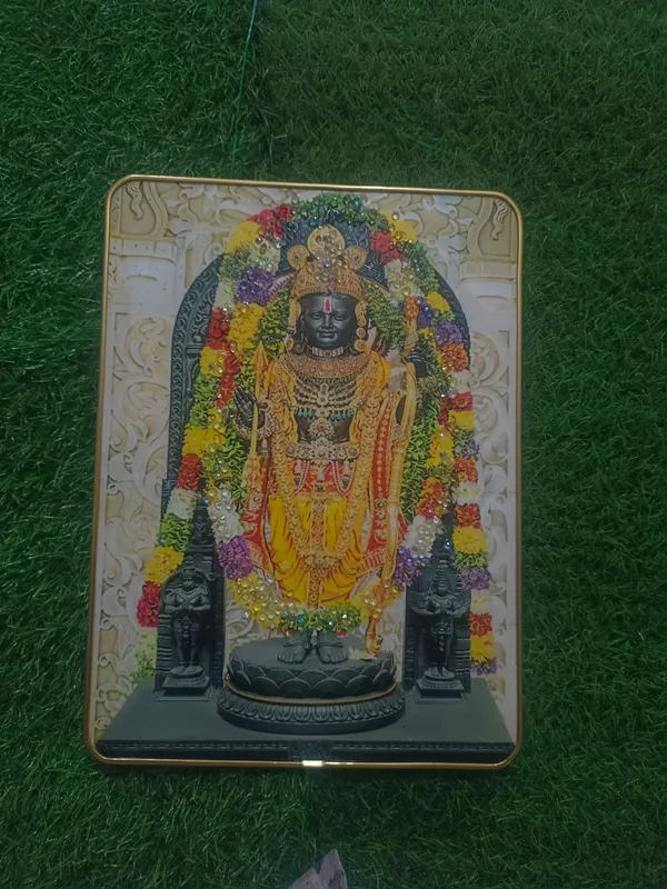 Ram_Lala_crystal_photo_frame_wall_hanging