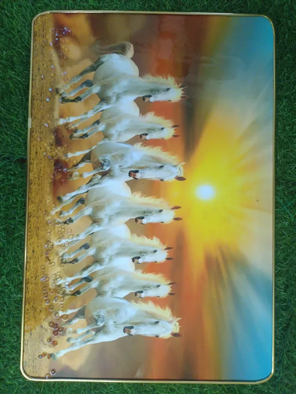7horse_orange_crystal_photo_frame_wall_hanging