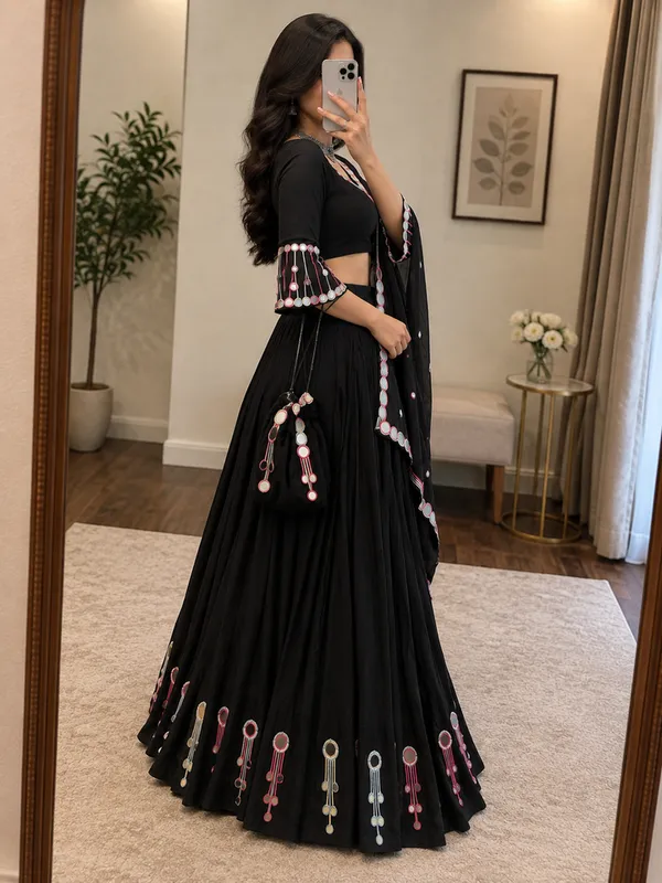 Black_Embellished_Lehenga_Choli_For_Women