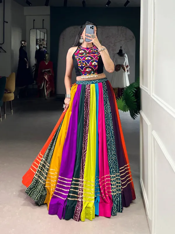 Multicolour_Embroidered_Flared_Lehenga_Choli_for_Women